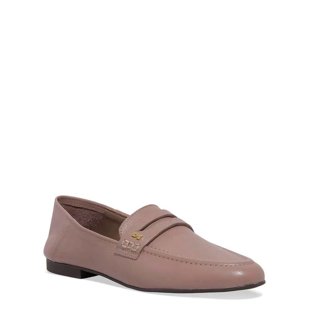 Mocassim Couro floater Bico Redondo Cinza Fog - vista 2 de 4