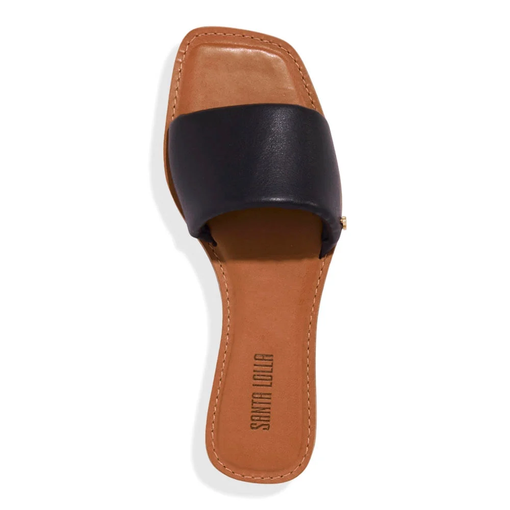 Rasteira Napa Soft Preta - vista 4 de 4