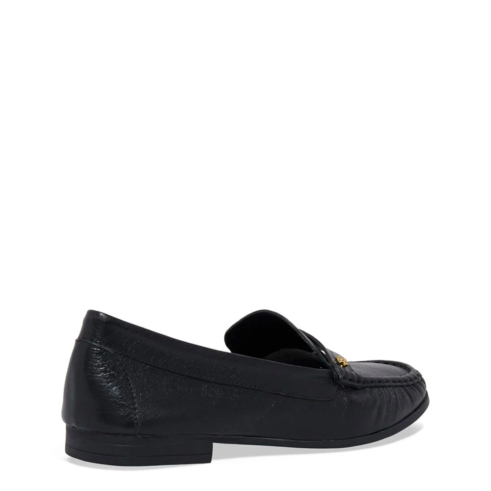 Mocassim Couro Nobre Soft Preto - vista 3 de 4