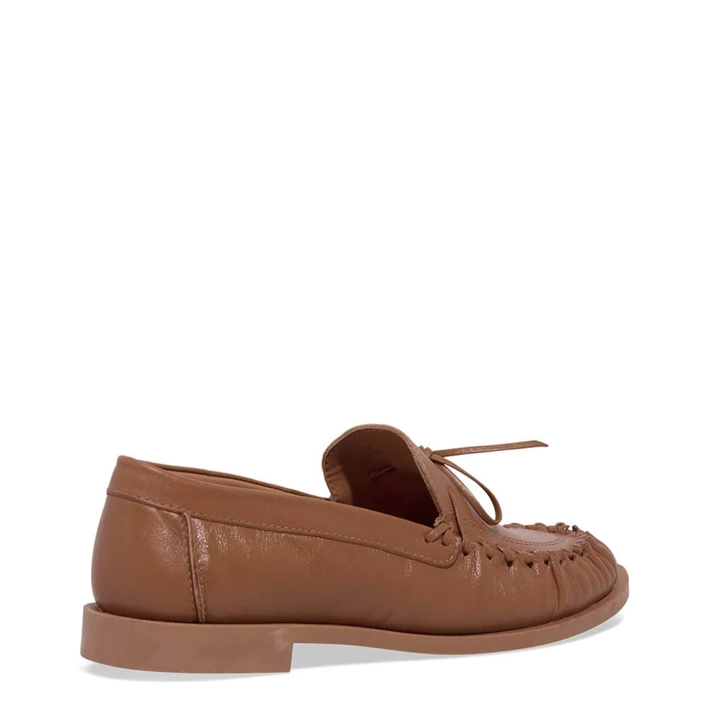 Mocassim Veneto Laço Marrom Hermes - vista 3 de 4