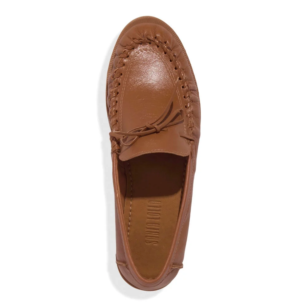 Mocassim Veneto Laço Marrom Hermes - vista 4 de 4