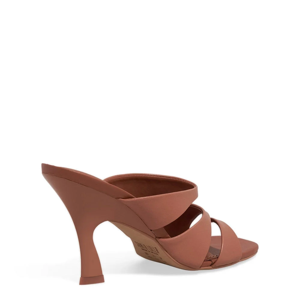 Mule Couro Nobre Soft Salto Taça - vista 3 de 4