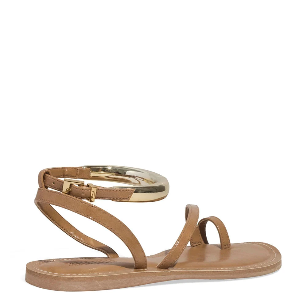 Rasteira Thong Napa Madri Marrom - vista 3 de 4