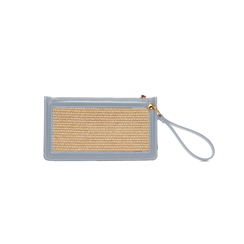 Kit Carteira e Clutch Soft Azul Acqua - vista 3 de 5