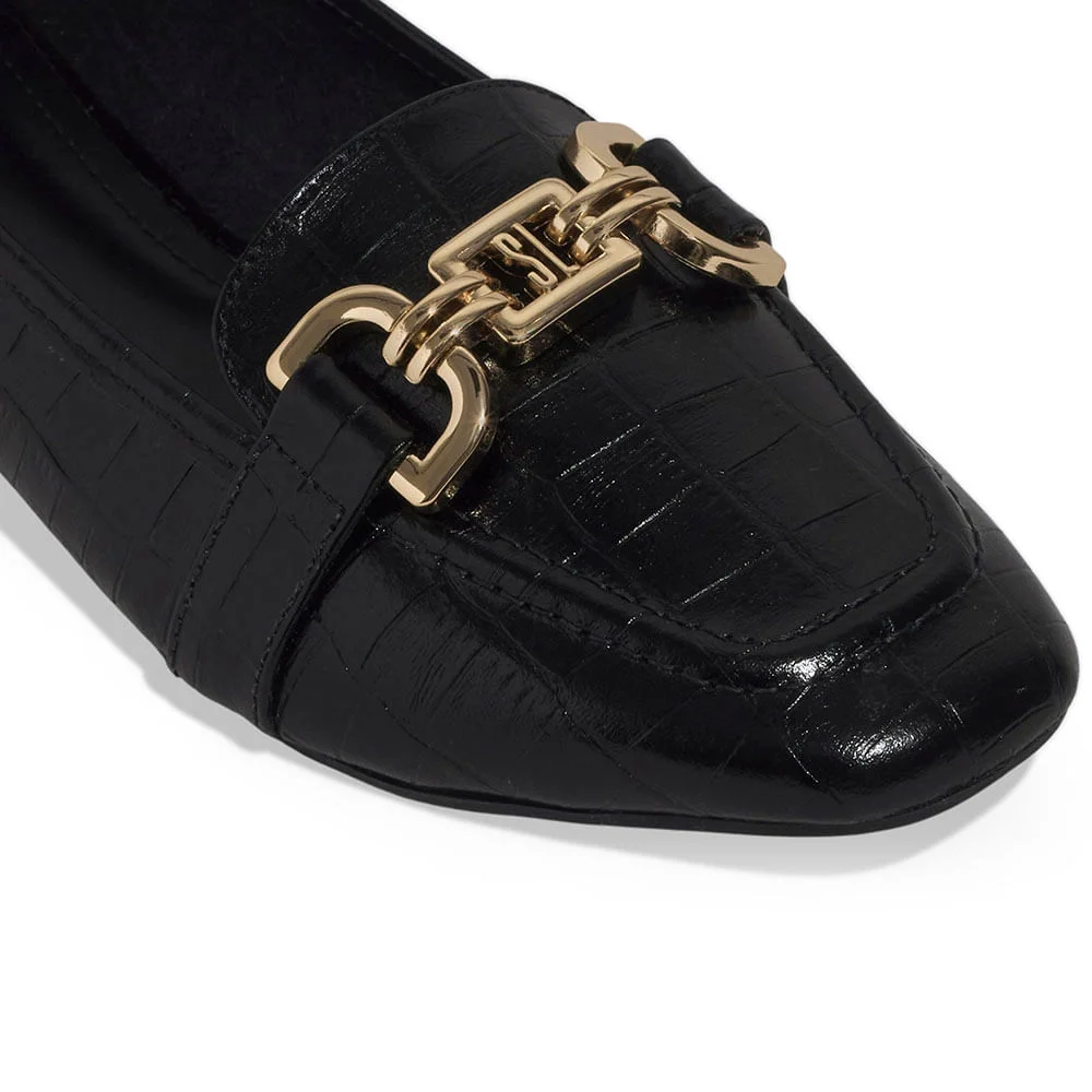 Mocassim Croco Preto Bridão - vista 3 de 6