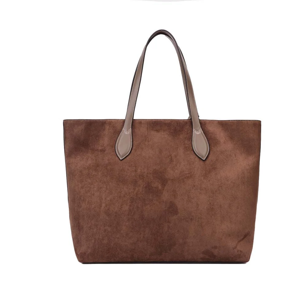 Bolsa Shopper Camurça Marrom - vista 5 de 7