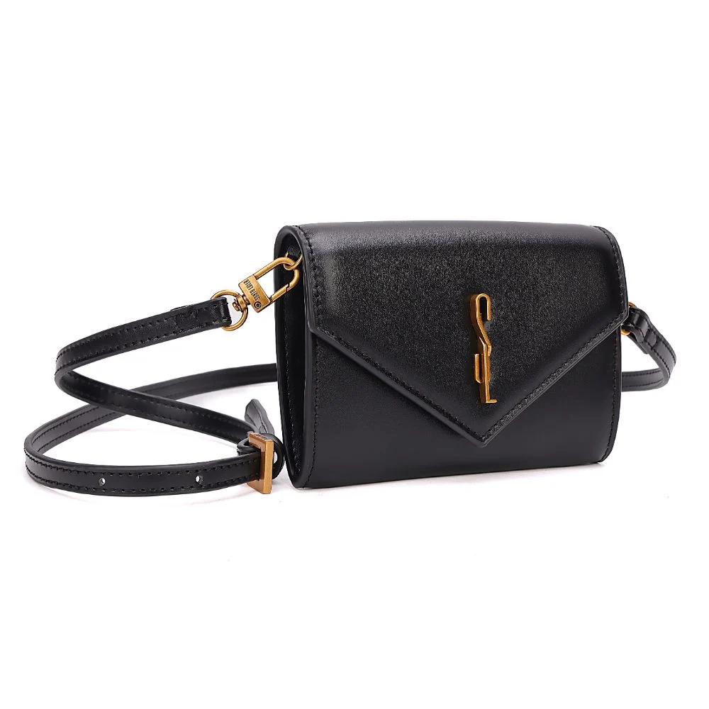 Bolsa Carteira Soft Preta Alça Transversal - vista 2 de 7