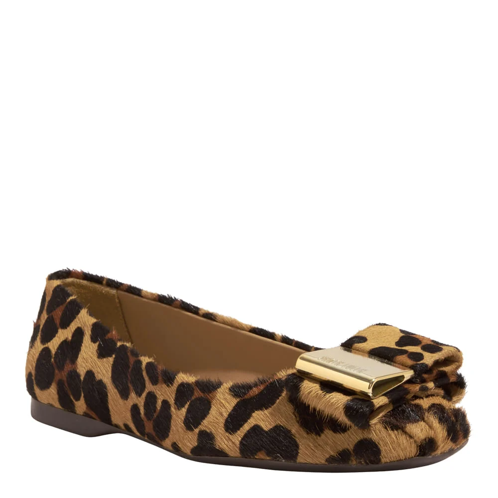 Sapatilha Couro Pelo Estampa Animal Print Onça - vista 2 de 6