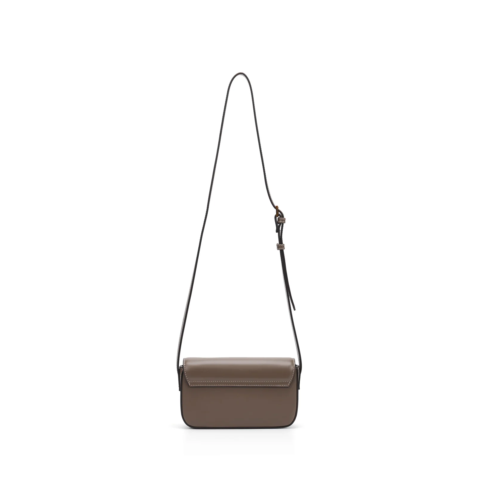 Bolsa Pequena Soft Cinza Steel Alça Transversal - vista 3 de 5