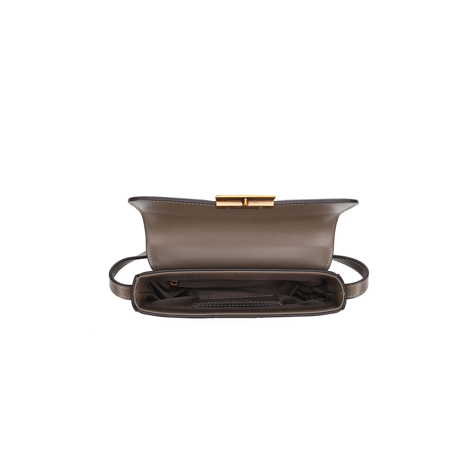 Bolsa Pequena Soft Cinza Steel Alça Transversal - vista 5 de 5