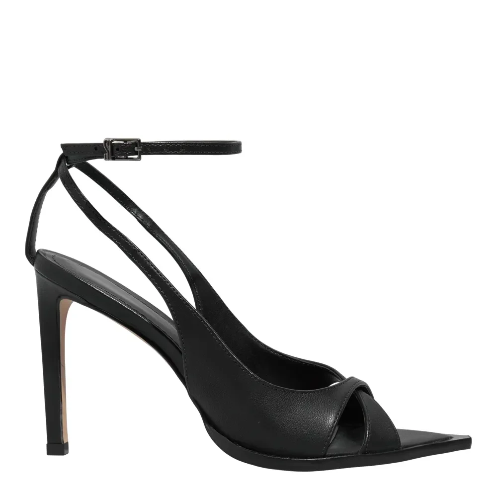 Peep Toe Couro Pelica Soft Preto - vista 1 de 3