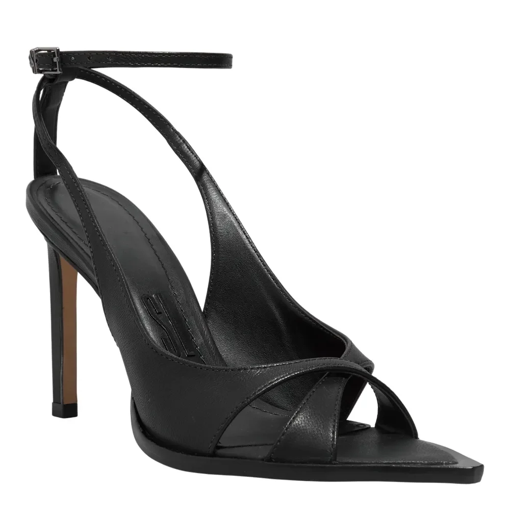 Peep Toe Couro Pelica Soft Preto - vista 2 de 3