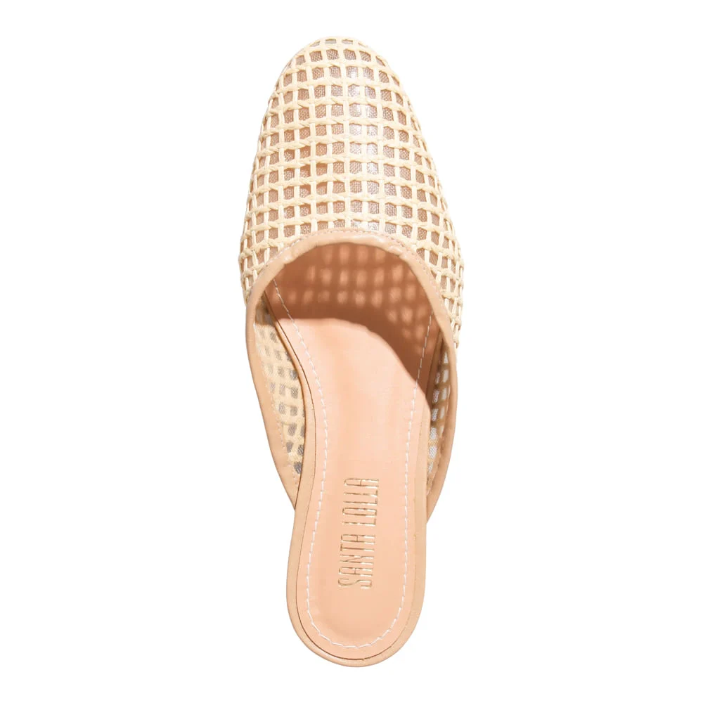 Mule Napa Soft Palha - vista 4 de 4