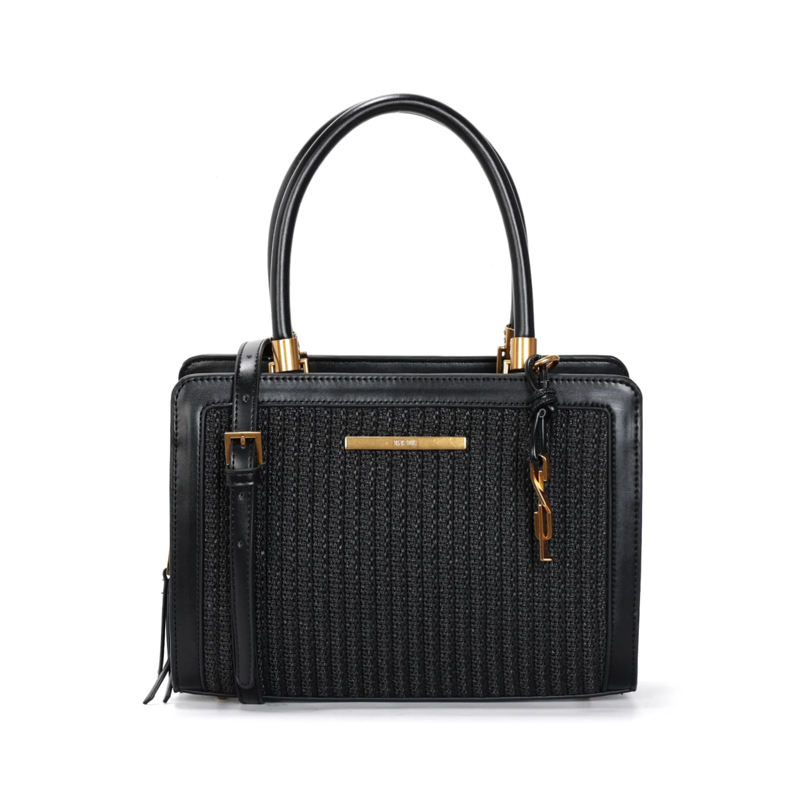 Bolsa G Tramado Preto - vista 1 de 3