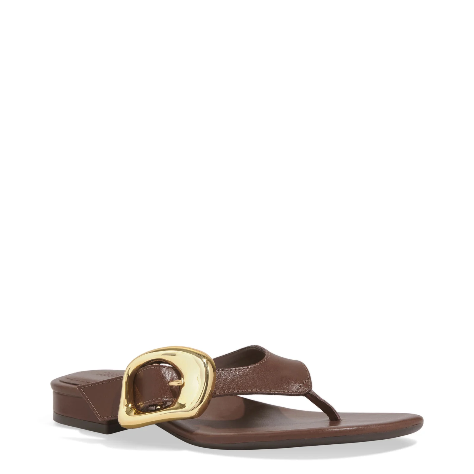 Rasteira Couro Nobre Soft Marrom Dark Cocoa - vista 2 de 6