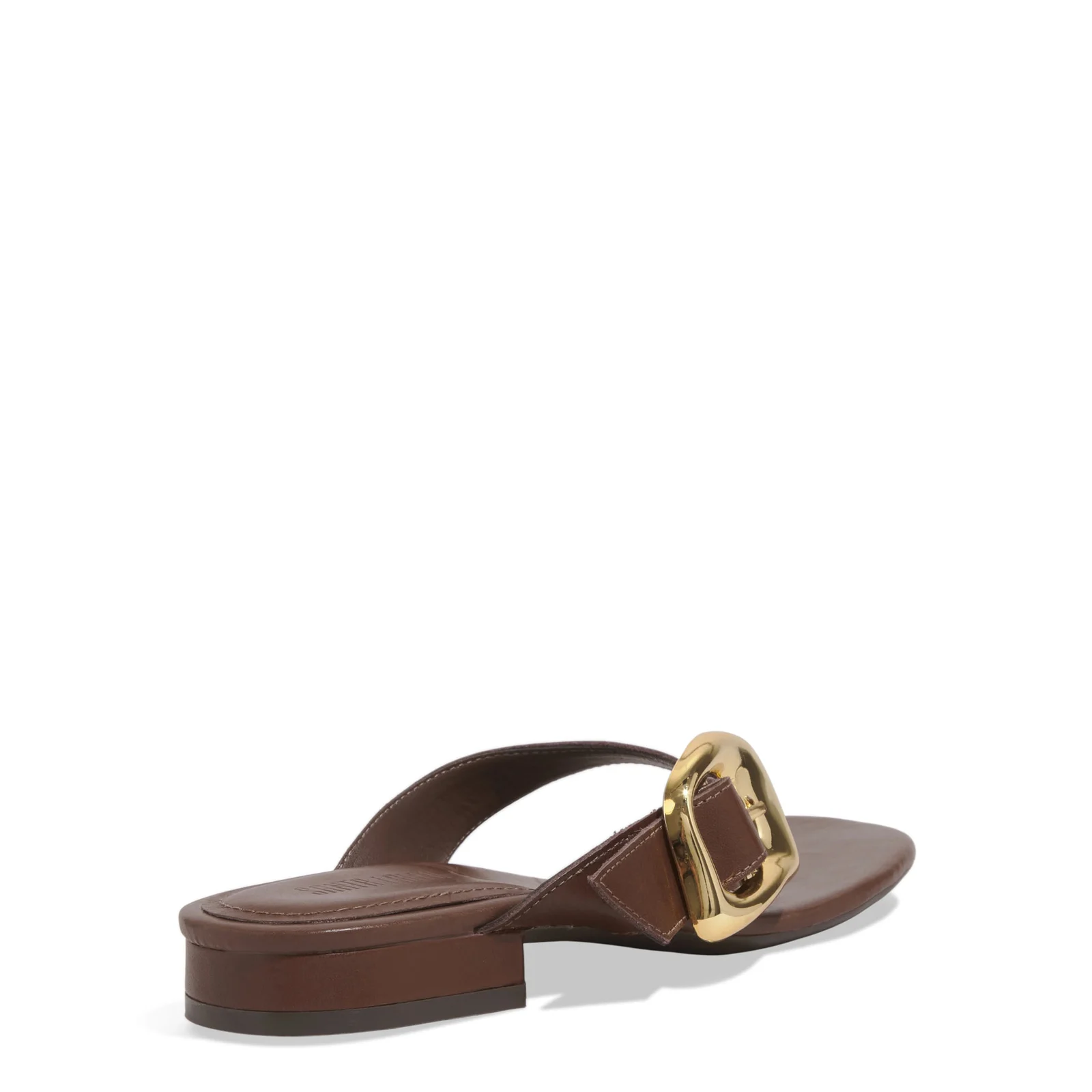 Rasteira Couro Nobre Soft Marrom Dark Cocoa - vista 3 de 6
