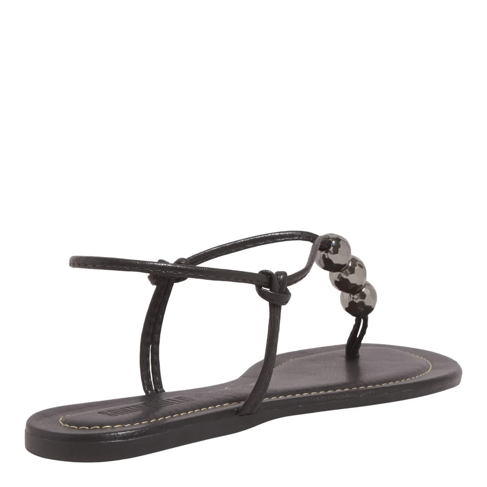 Rasteira Napa Soft Preto - vista 3 de 6