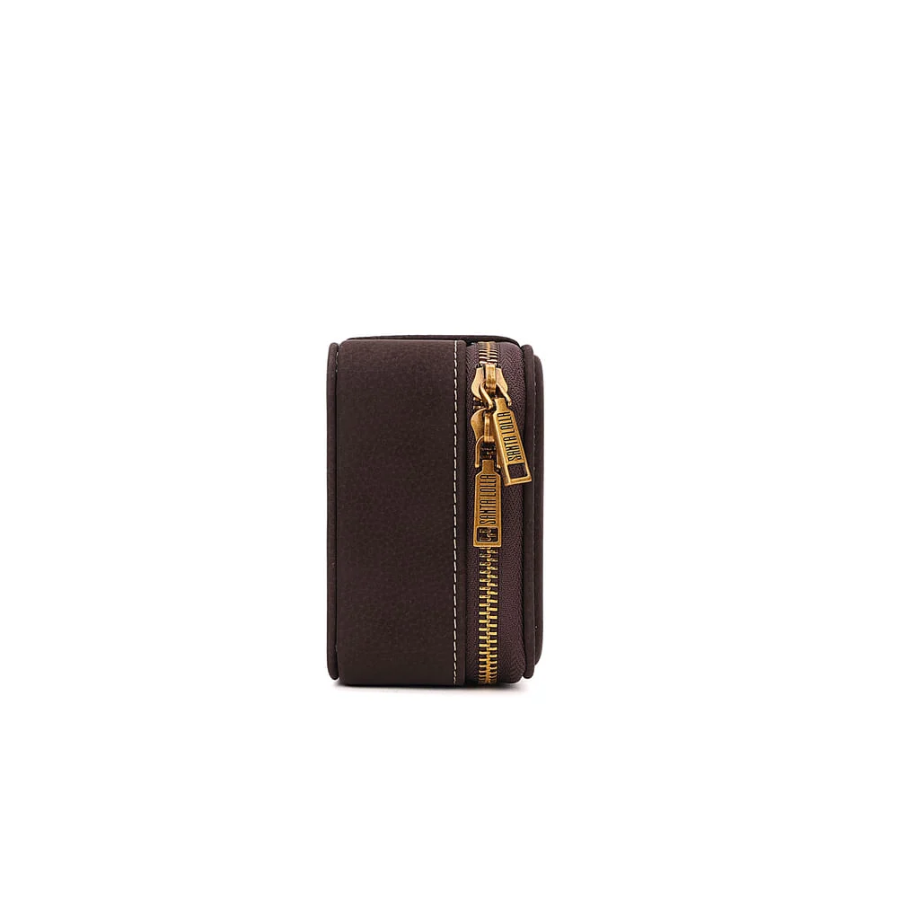 Porta Joias Material Nobuck Marrom Dark - vista 4 de 6