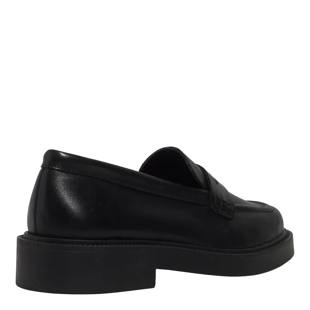 Mocassim Couro Nobre Soft Preto - vista 3 de 5