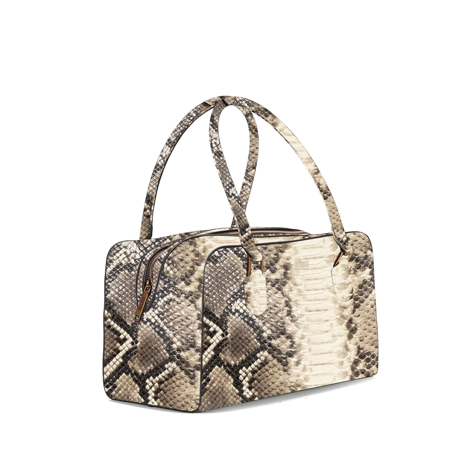 Bolsa Grande Estampa Animal Print Cobra Alça De Ombro - vista 2 de 3