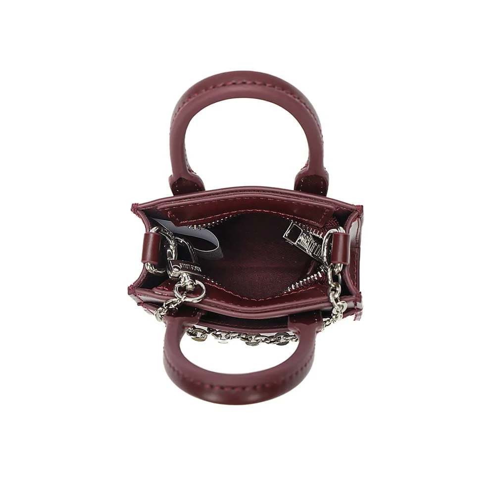 Chaveiro Mini Bolsa Floater Roxo Berry - vista 7 de 7