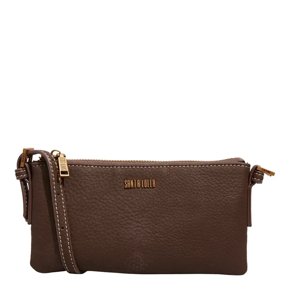 Bolsa Com Caixa Floater Marrom Dark Alça Transversal - vista 2 de 7