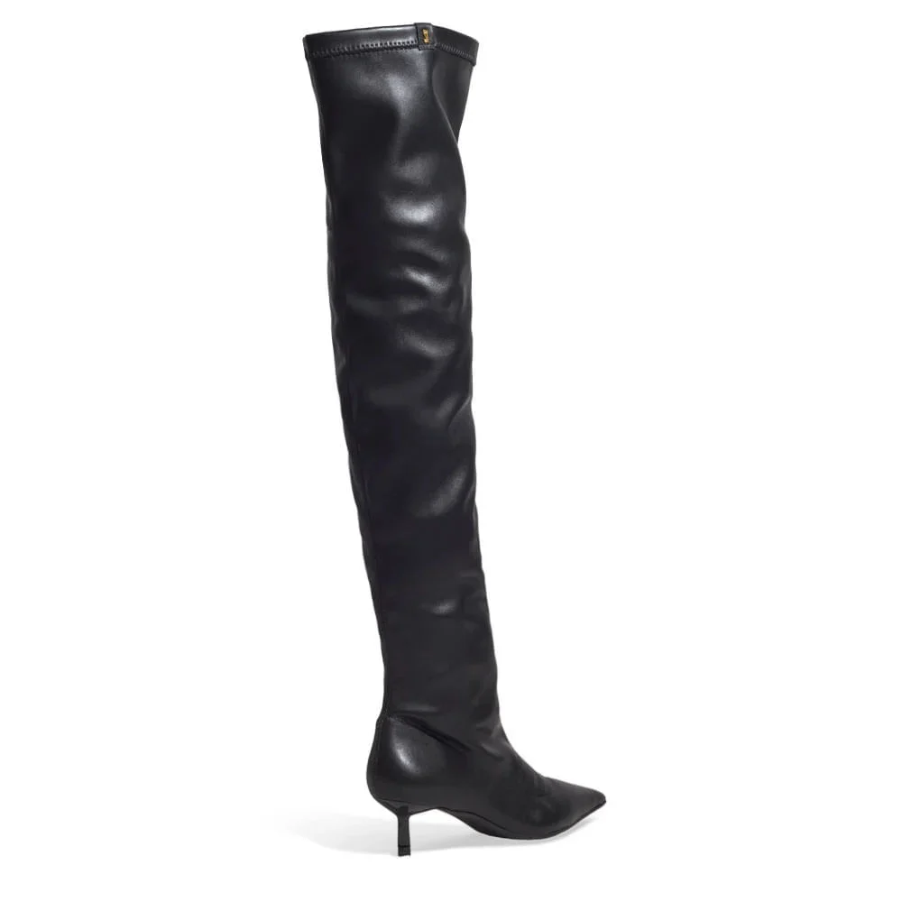 Bota Over Napa Stretch Cano Alto Preto - vista 3 de 3