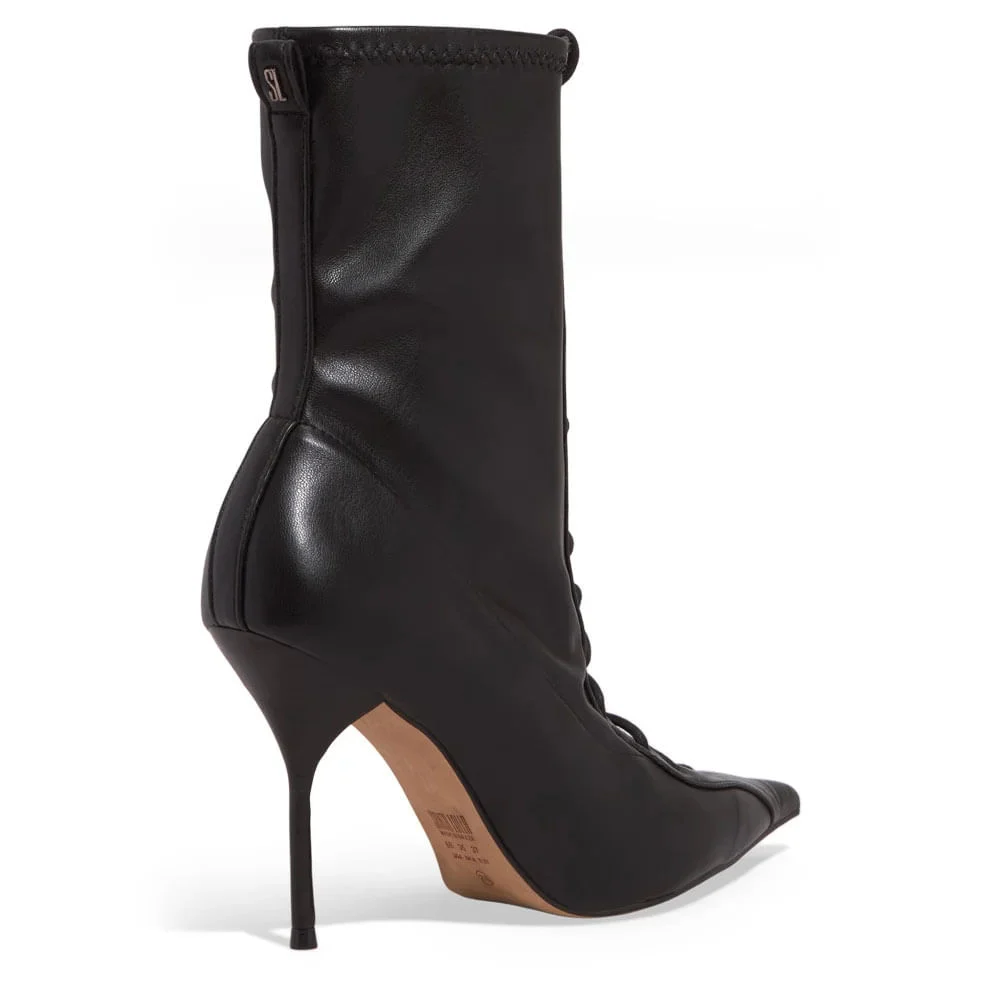 Bota Napa Cano Médio Cadarço Preto - vista 3 de 3