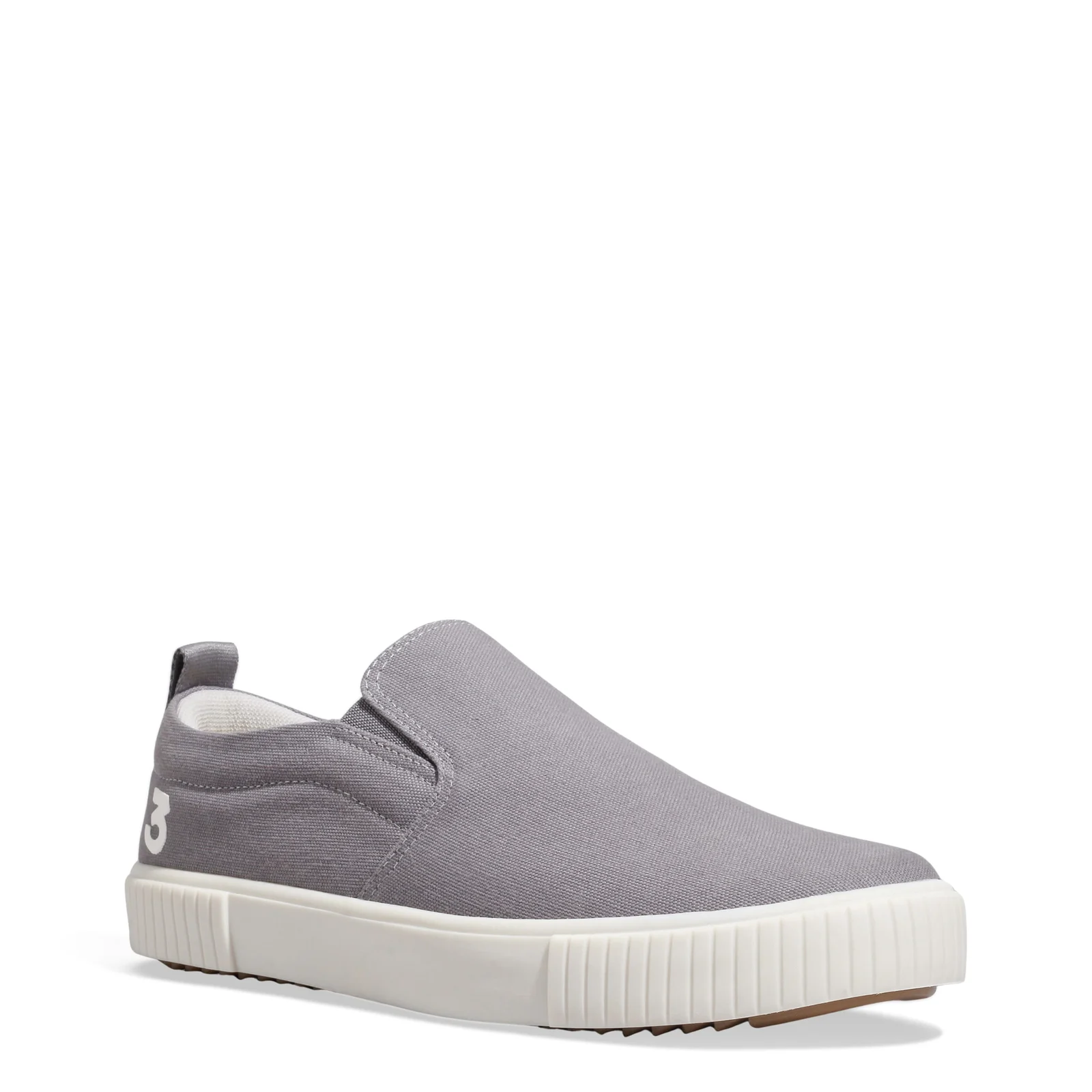 Tênis Slip On Masculino Lona Deserto Cinza Chumbo - vista 2 de 4