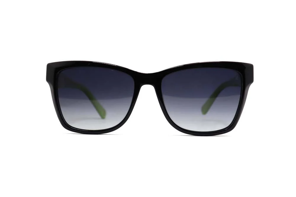 Óculos de Sol Quadrado Acetato Preto - vista 3 de 5