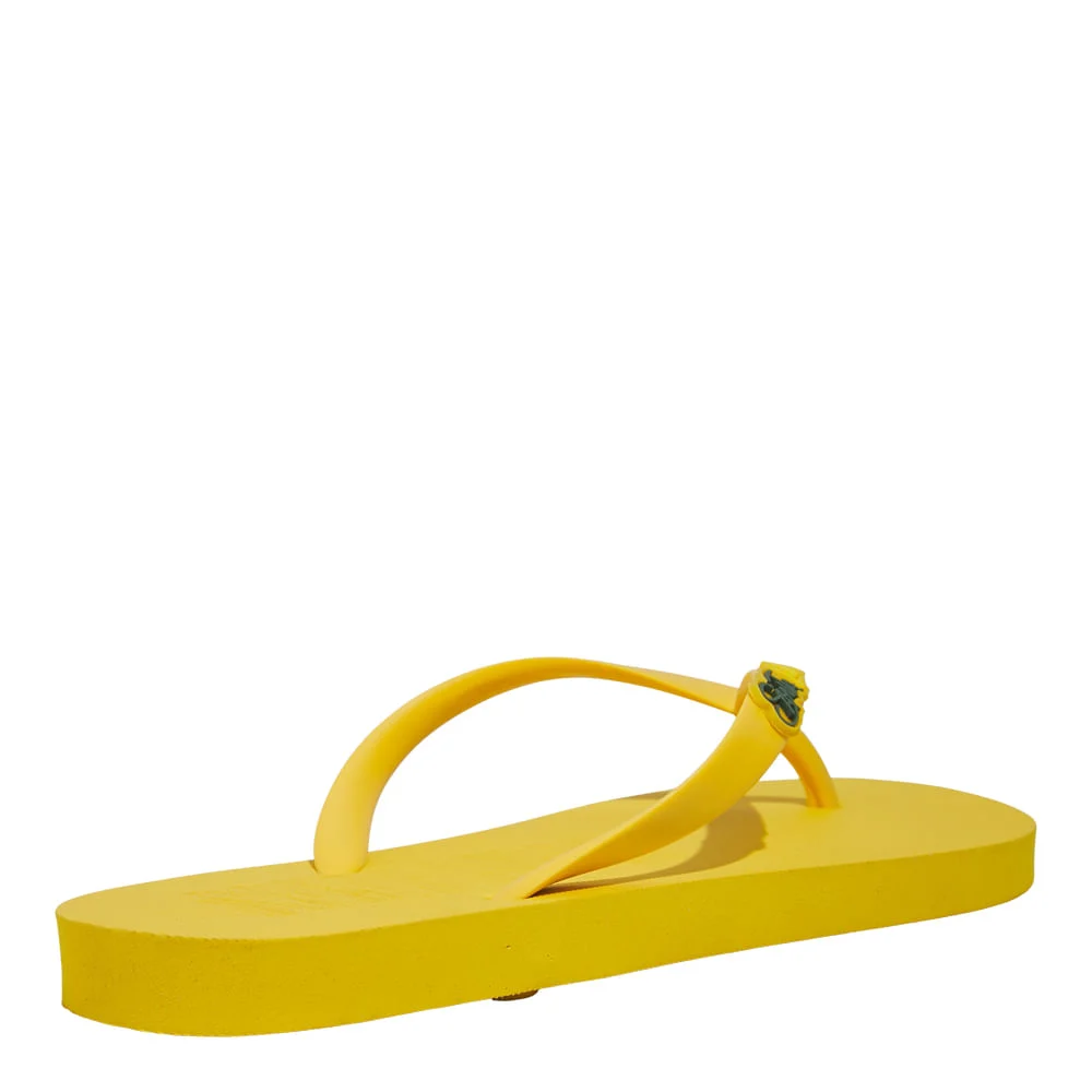 Chinelo Flip Flop Brasil Borracha Amarelo - vista 3 de 6