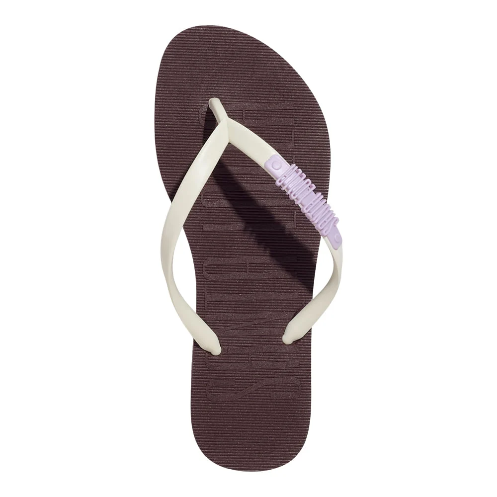 Chinelo Flip Flop Borracha Marrom Cocoa - vista 4 de 6