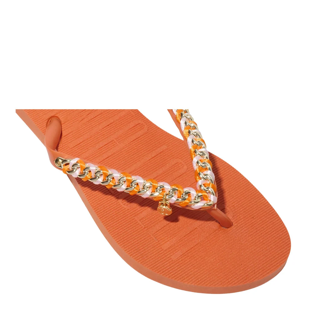 Chinelo Flip Flop Borrcha Laranja Morange - vista 5 de 5