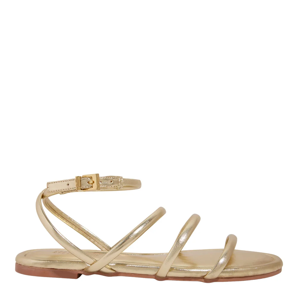 Rasteira Metallic Soft Dourada - vista 1 de 4