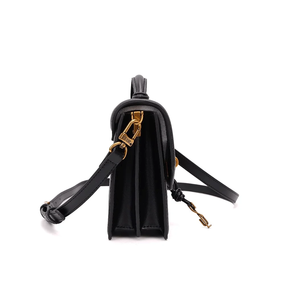 Bolsa Pequena Soft Preto Alça Transversal - vista 6 de 7