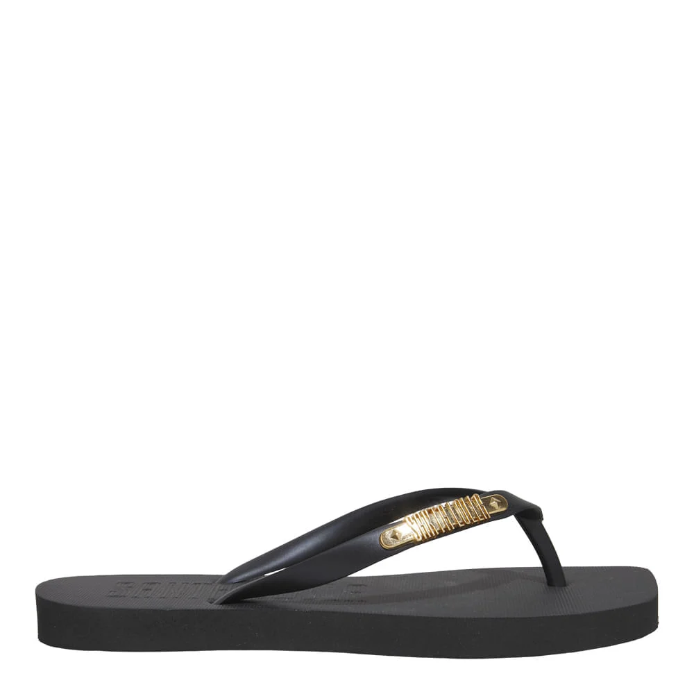 Chinelo Borracha Bico Quadrado Preto - vista 1 de 6