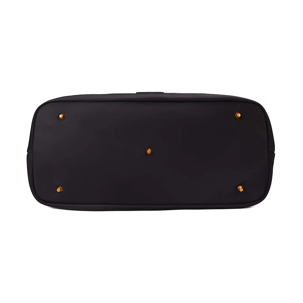 Bolsa Mala Grande Nylon Tiracolo Preto - vista 5 de 7
