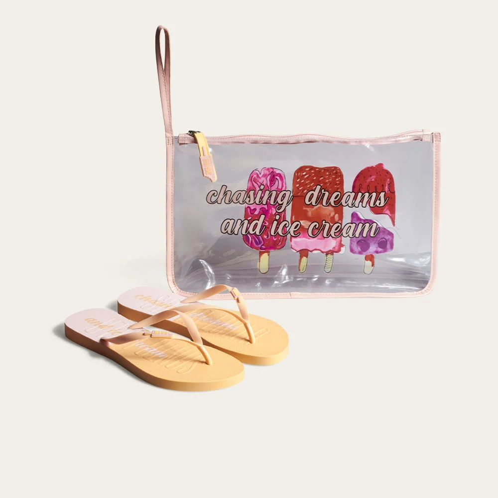 Chinelo Flip Flop Borracha Amarelo Buttercream - vista 1 de 3