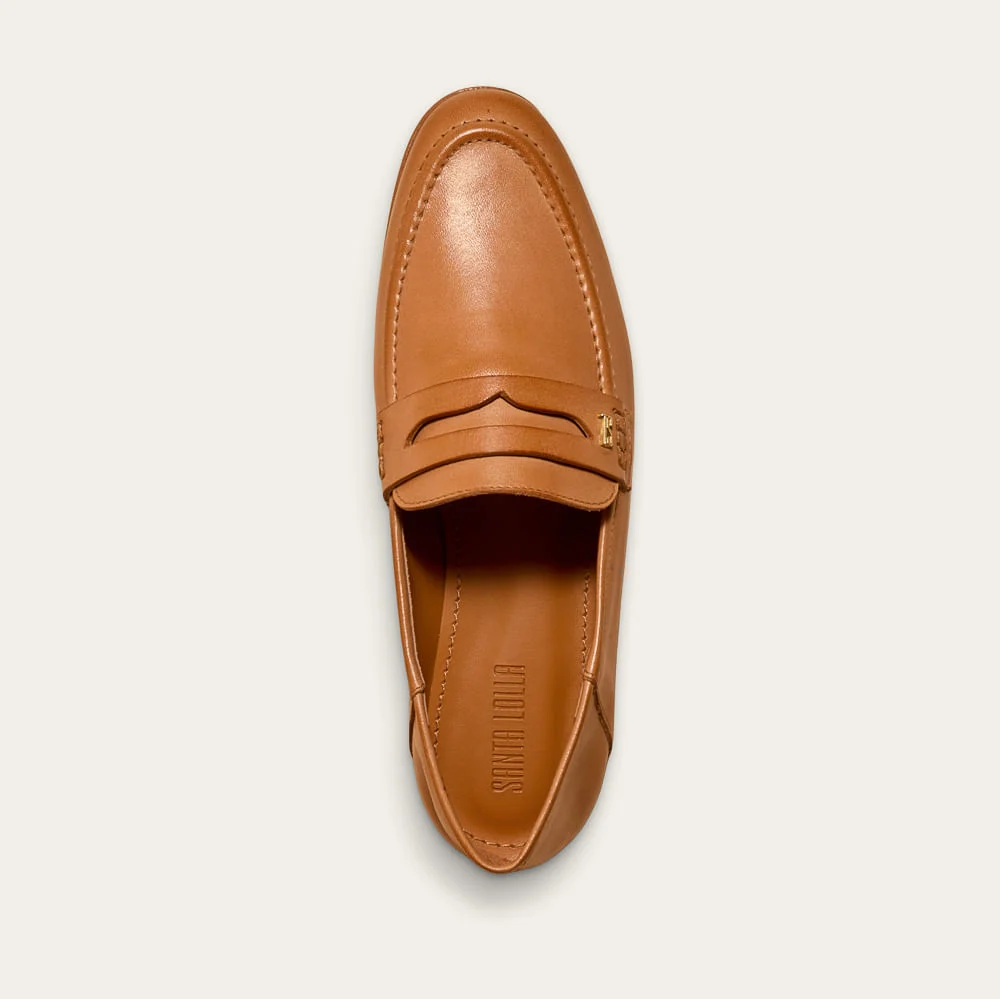 Mocassim Couro Nobre Soft Marrom Doce De Leite - vista 2 de 2