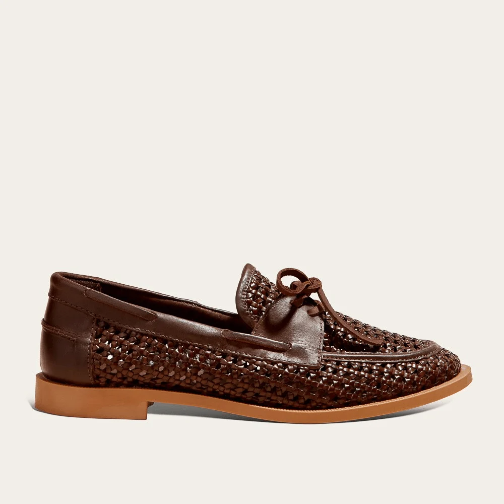 Mocassim Tramado Marrom Dark Cocoa - vista 1 de 2