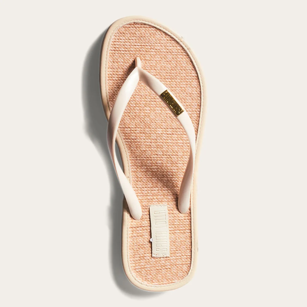 Chinelo Flip Flop Borracha Off White - vista 2 de 2