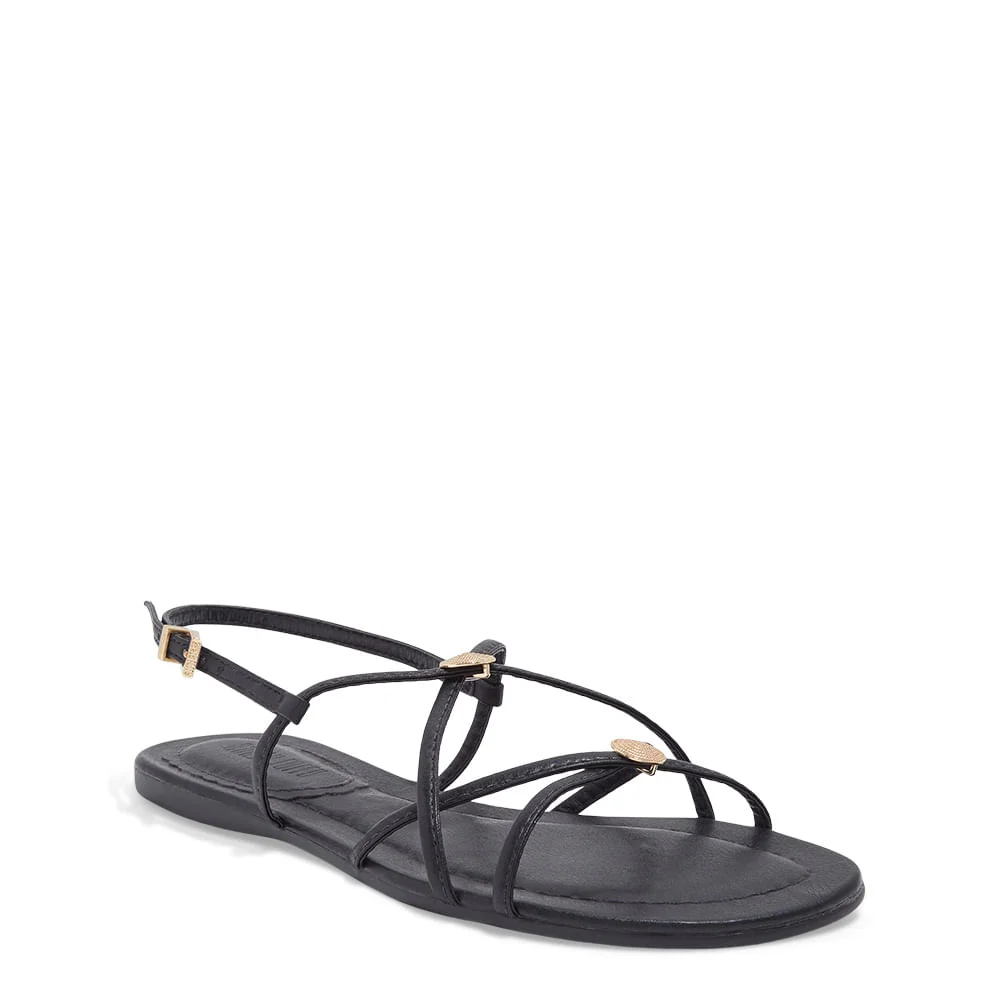 Rasteira Napa Soft Preto - vista 2 de 4