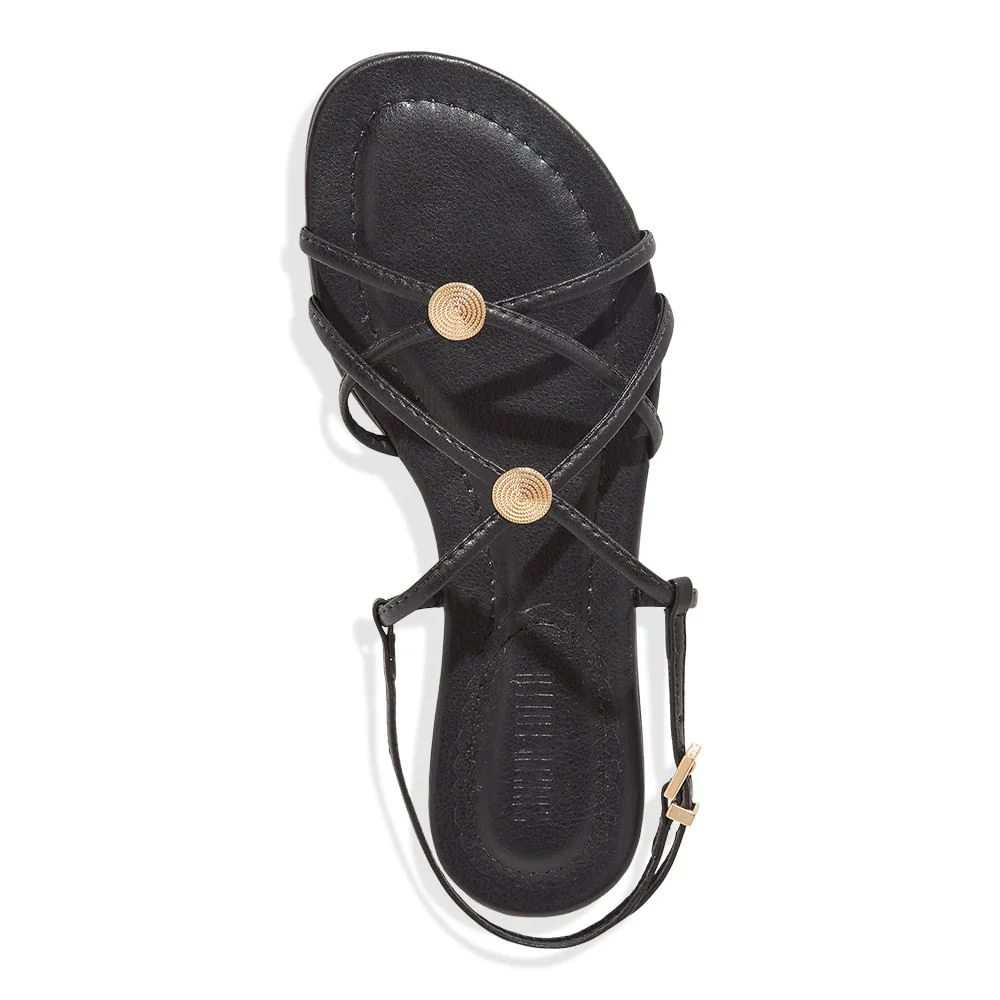 Rasteira Napa Soft Preto - vista 4 de 4