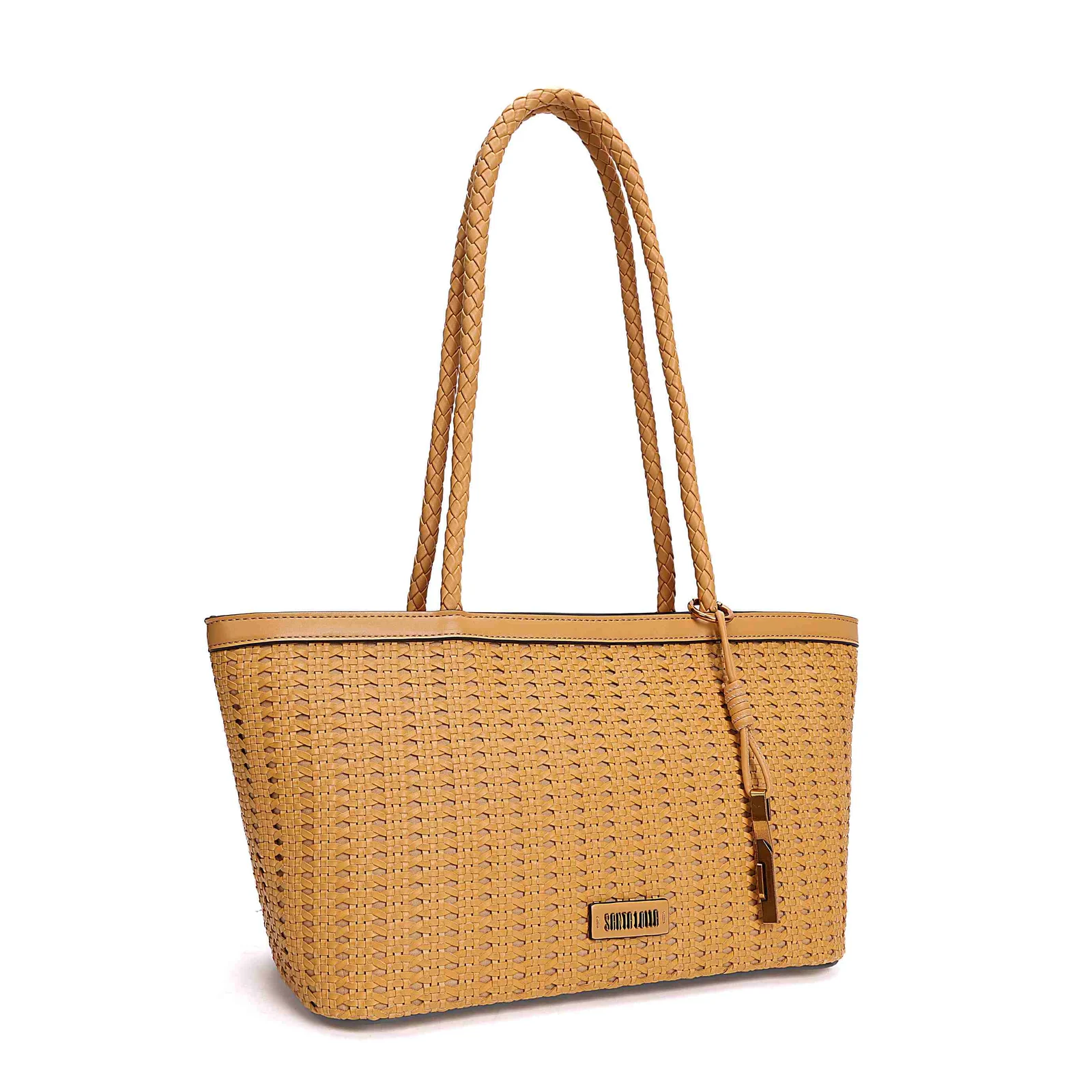Bolsa Shopper Tressê Alça De Ombro Caramelo Doce De Leite - vista 2 de 4