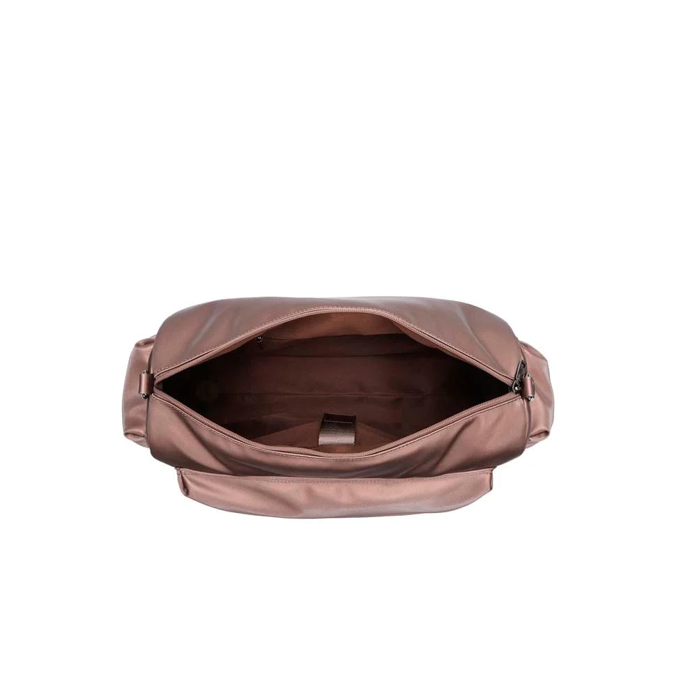Bolsa Mala Grande Nylon Tiracolo Cinza Fog - vista 5 de 5