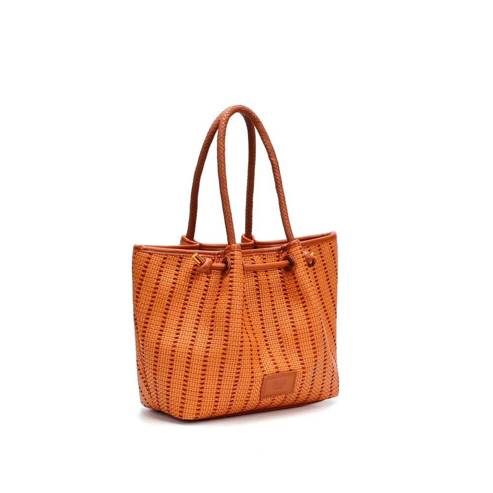 Bolsa Shopper Tressê Alça de Ombro Marrom Safari - vista 2 de 5