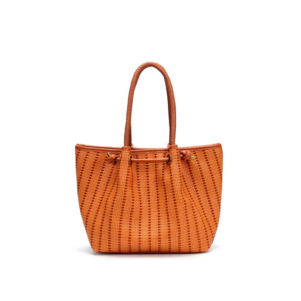 Bolsa Shopper Tressê Alça de Ombro Marrom Safari - vista 3 de 5