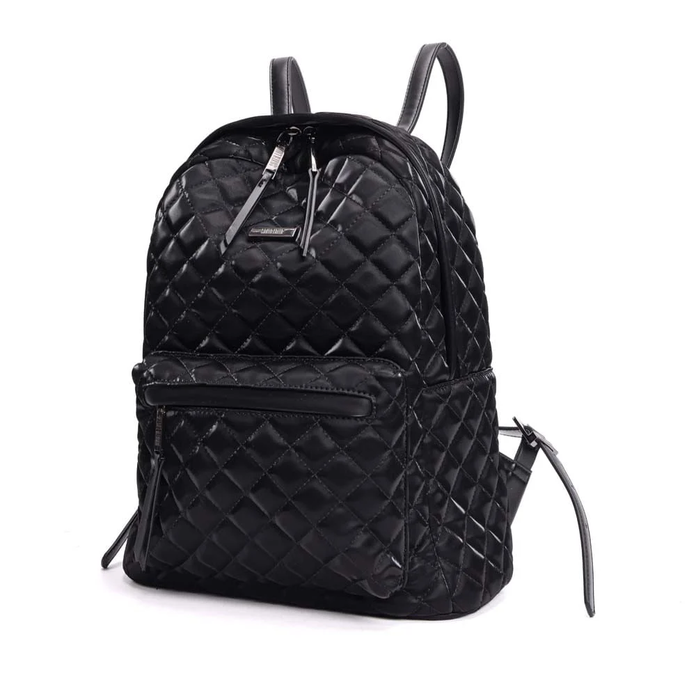 Mochila Nylon Matelassê Preta - vista 3 de 7