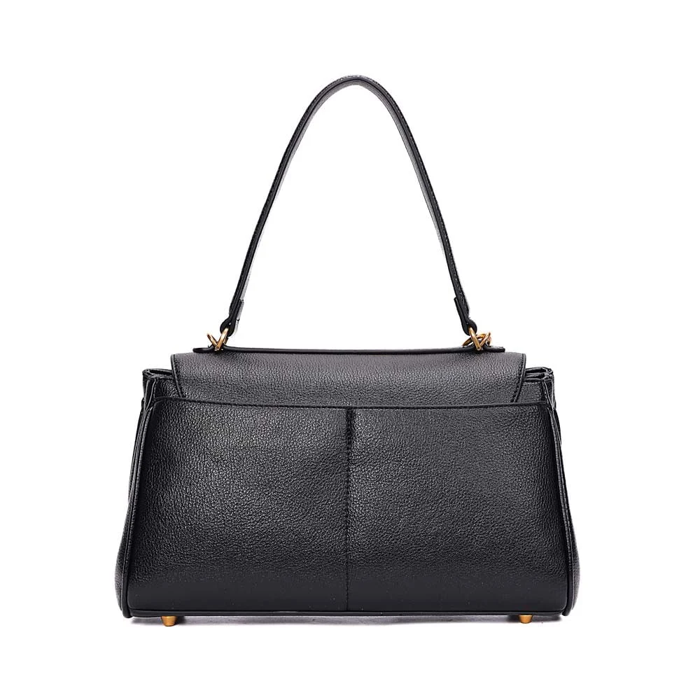 Bolsa Média Floater Alça De Ombro Preta - vista 5 de 8