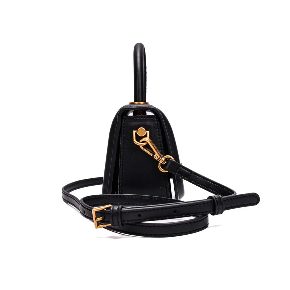 Bolsa Pequena Soft Transversal Preta Black - vista 5 de 8